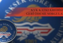 KYK Katkı Kredisi Geri Ödeme Sorgulama