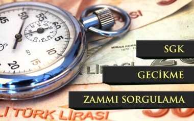 SGK Gecikme Zammı Sorgulama 