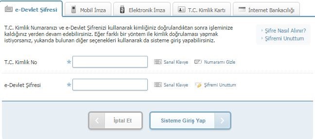 E Devlet Maas Bordrosu Sorgulama Hizmeti Hesap Sorgula